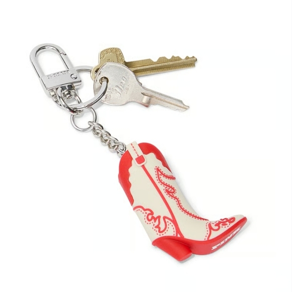 PINK Victoria's Secret Charm Cowboy Boot Keychain Limited Edition. - Picture 2 of 4